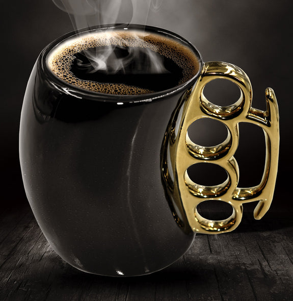 Caliber Gourmet Brass Knuckle Mug