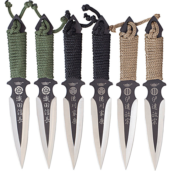 UZI Set of 6 Throwing Knives – CampcoShop