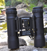 12x25 Compact Binocular - Black