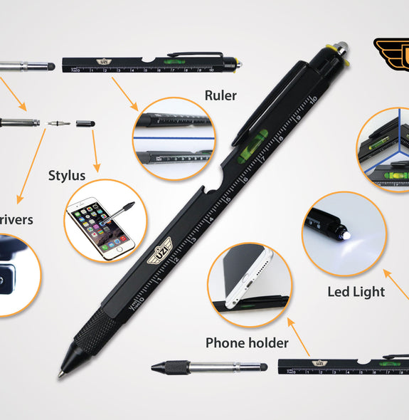 UZI TACTICAL UTILITY PEN W/ Ruler