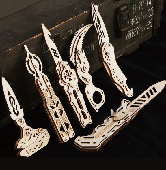 Caliber Wood Knives Puzzles