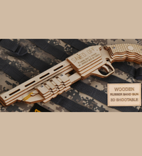 Caliber Shot Gun Wood Puzzle