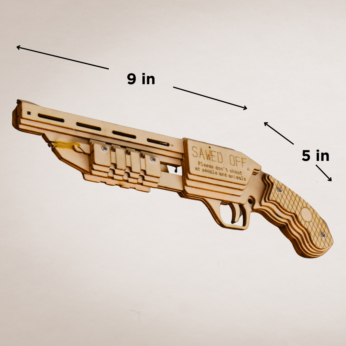 Caliber Shot Gun Wood Puzzle