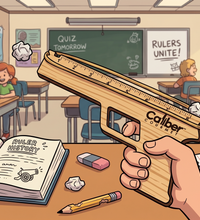 Gun Shape Ruler