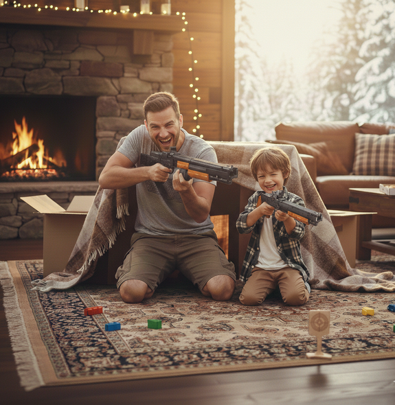 Caliber Building Blocks Shot Gun Toy