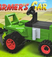 On The Farm Building Block 4 Cars assorted 12pcs/display