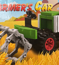 On The Farm Building Block 4 Cars assorted 12pcs/display