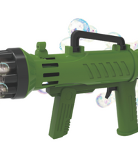 14 Hole Bazooka Bubble Gun Green
