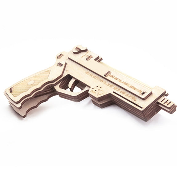 Caliber Rubber Band Hand Gun Puzzle