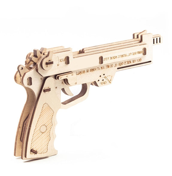 Caliber Rubber Band Hand Gun Puzzle