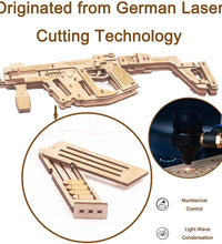 Caliber Rubber Band Machine Gun Puzzle Wood