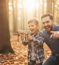Caliber Rubber Band Machine Gun Puzzle Wood