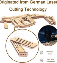 Caliber Rubber Band Machine Gun Puzzle Wood