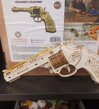Caliber Revolver Wood Puzzle Gun