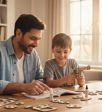 Caliber Revolver Wood Puzzle Gun
