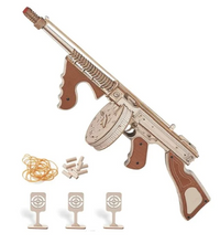 3D TOMMY GUN WOOD PUZZLE
