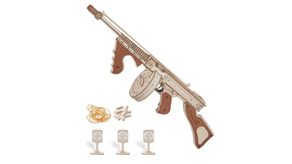 3D TOMMY GUN WOOD PUZZLE