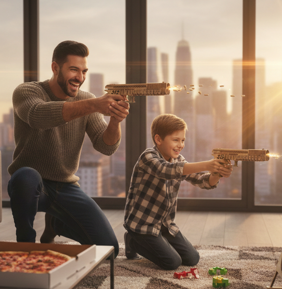 3D GLK GUN WOOD PUZZLE