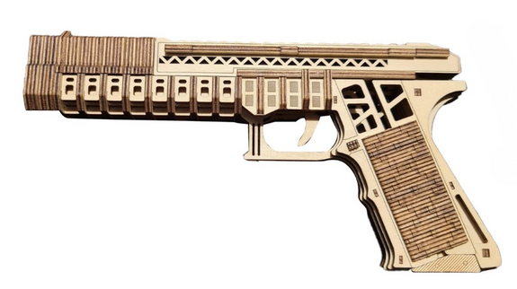 3D GLK GUN WOOD PUZZLE