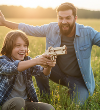 3D WOOD PUZZLE GUN