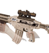 3D AR 15 WOOD PUZZLE GUN