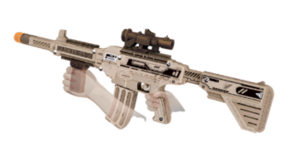 3D AR 15 WOOD PUZZLE GUN
