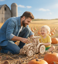 3D Wooden Puzzle TRACTOR