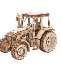 3D Wooden Puzzle TRACTOR