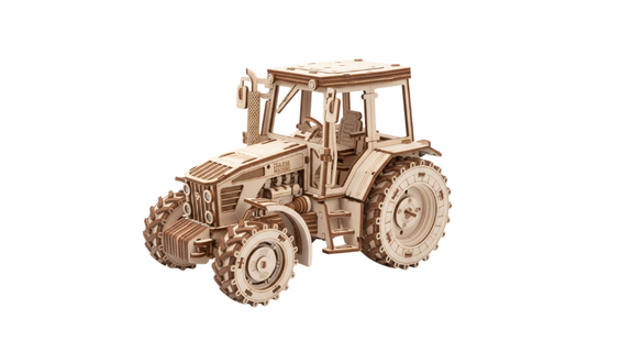 3D Wooden Puzzle TRACTOR