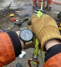 42MM Black Military Watch- 3 Nato Military Straps