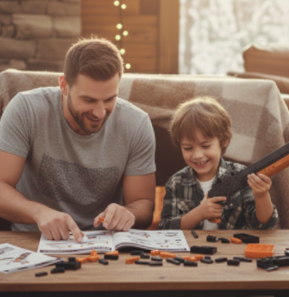 Caliber Building Blocks Shot Gun Toy