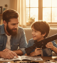 Caliber Precision Building Blocks Machine Gun