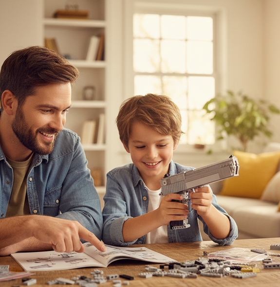 Caliber Building Block Hand Gun Toy