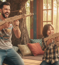 3D AK GUN WOOD PUZZLE