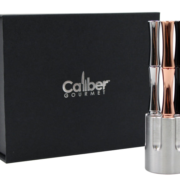 Caliber Gourmet 3 Piece Pen / Revolver Cylinder Gift Set