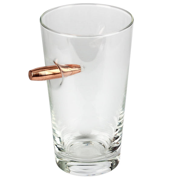 Caliber Gourmet Last Man Standing Bullet Pint Glass