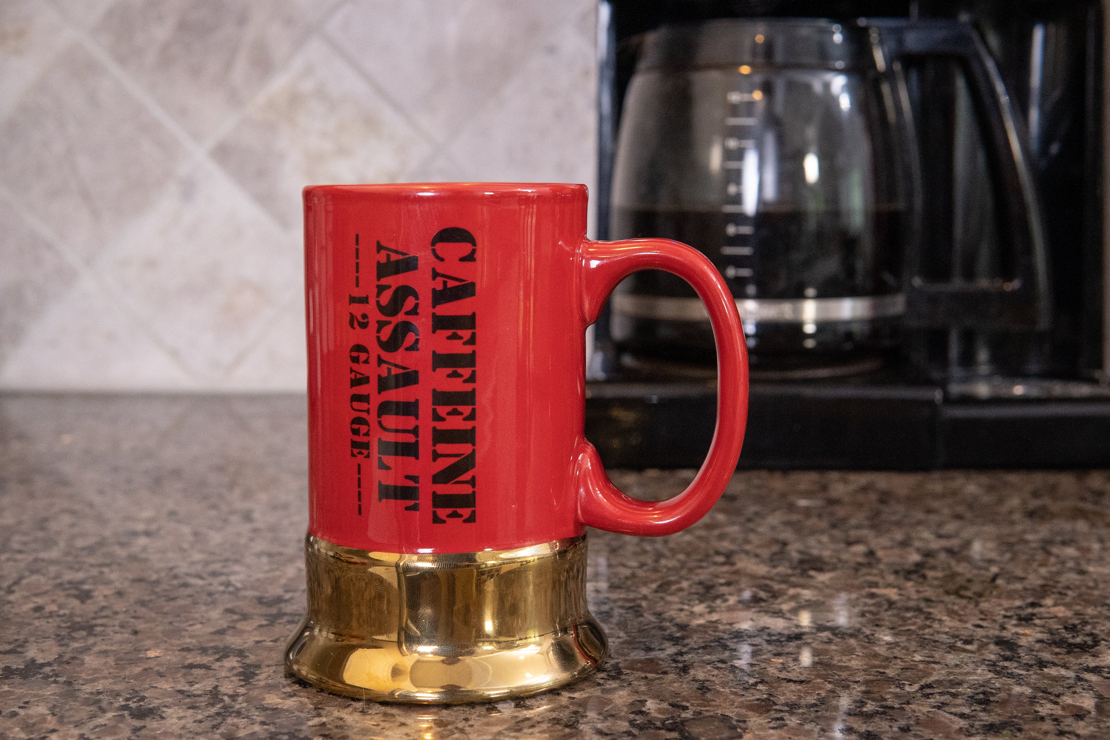 Caffeine Assault 12 gauge Coffee Mug