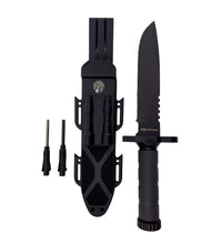 Humvee Next Gen. Survival Knife w/ Sharpener & Firestarter