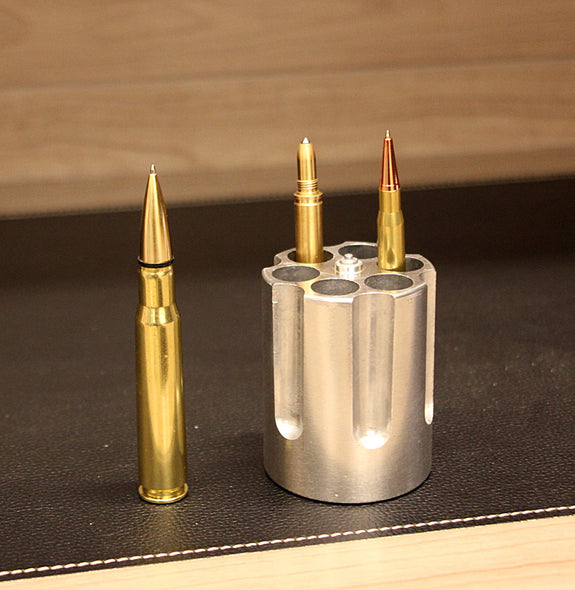 Caliber Gourmet Revolver Cylinder Pen Holder