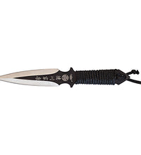 UZI Throwing knives black blade cord wrapped UZK-TRW-006