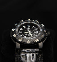 Tactical Watch, Tritium, 45 mm, Black w/Nylon Strap, t-usa