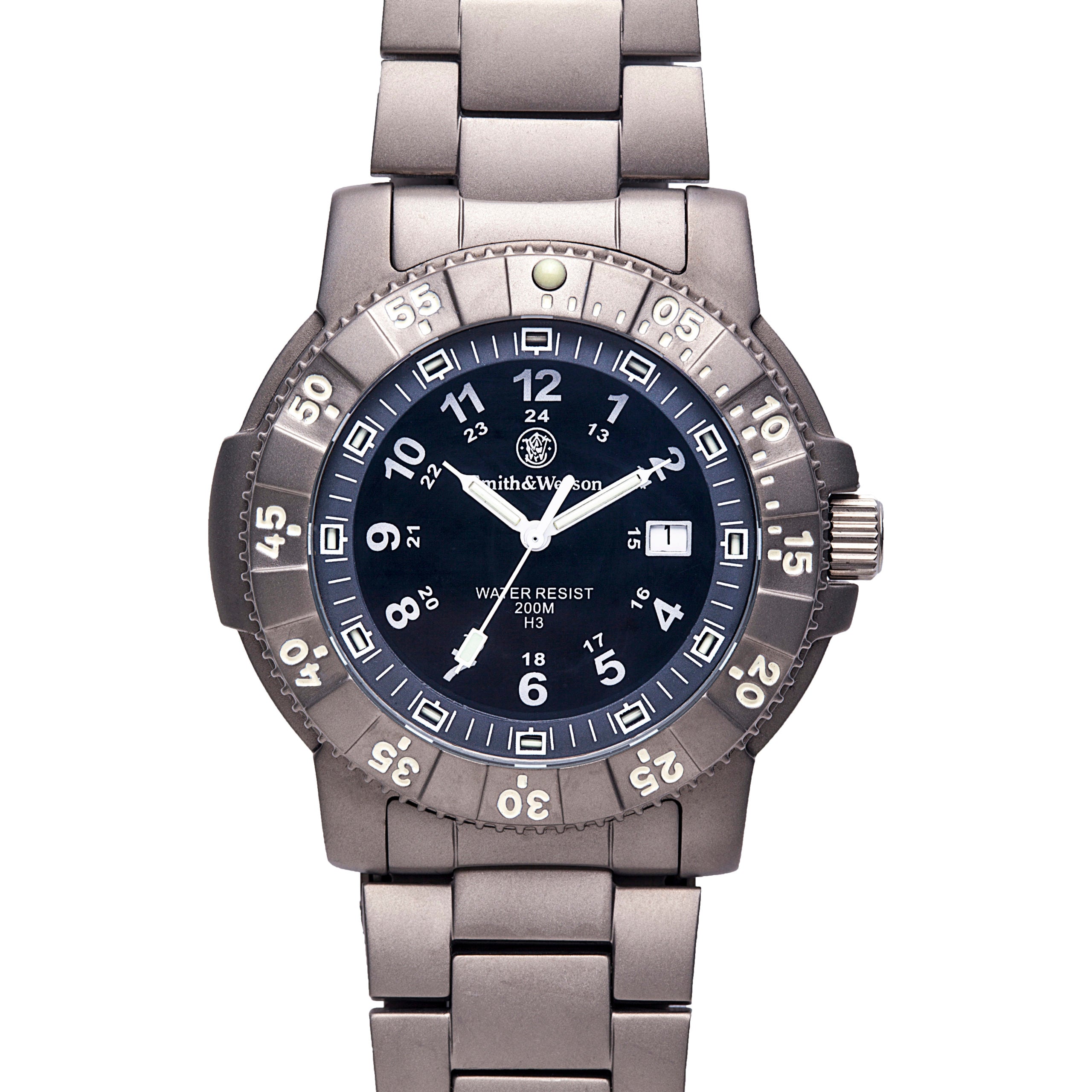 Executive Watch -Tritium, 45 mm, Titanium, Blk face, t-usa