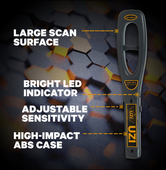 UZI Handheld Metal Detector Super Scanner