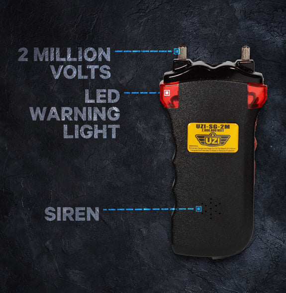 UZI 2 MILLION 4 IN 1 STUN DEVICE with LED