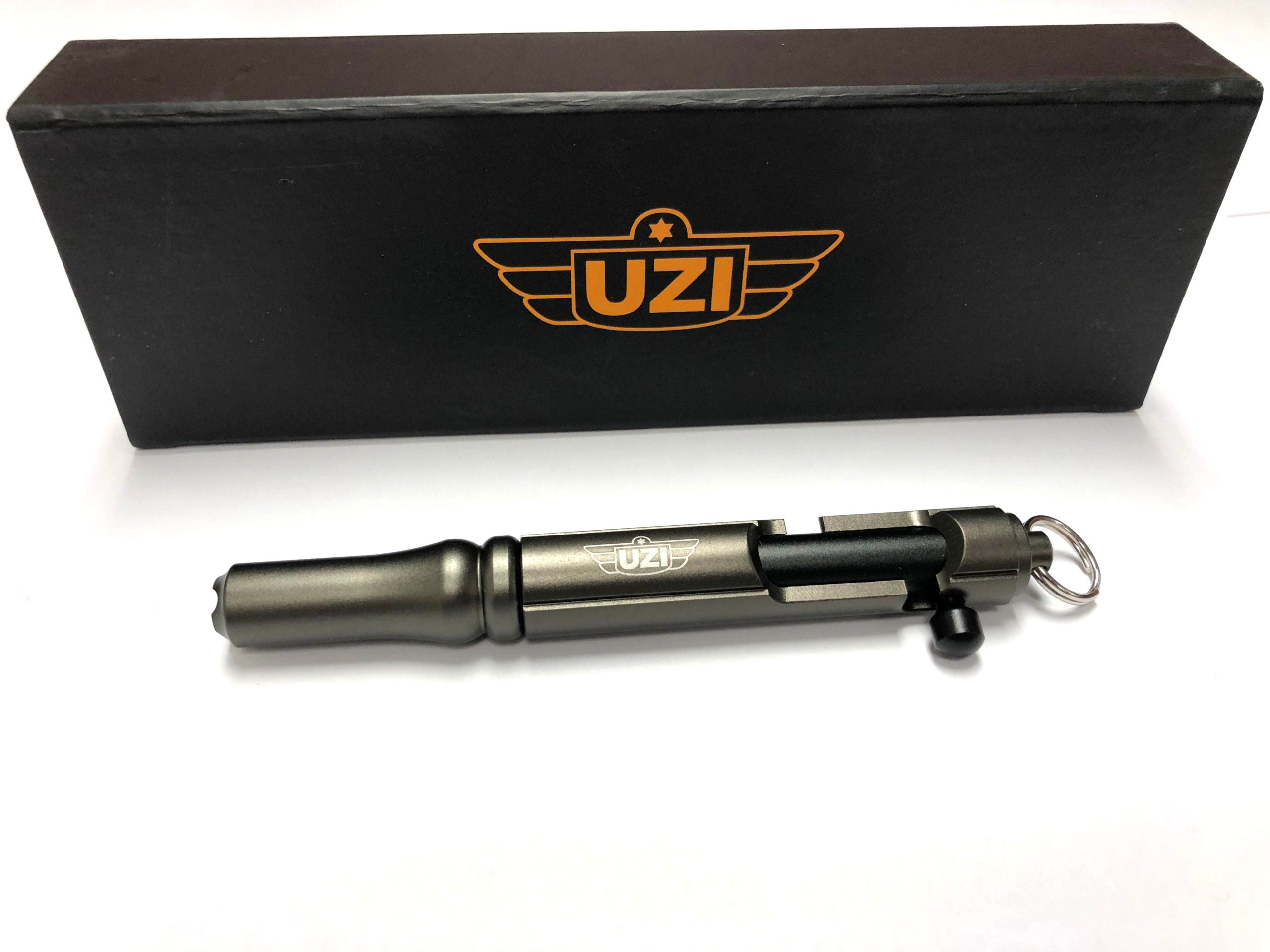 UZI Bolt Action Tactical Pen Large - Gun Metal