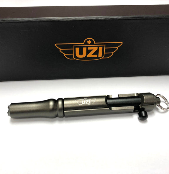 UZI Bolt Action Tactical Pen Large - Gun Metal