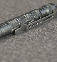 UZI Defender Tactical Pen w/ Glass Breaker - Gun Metal