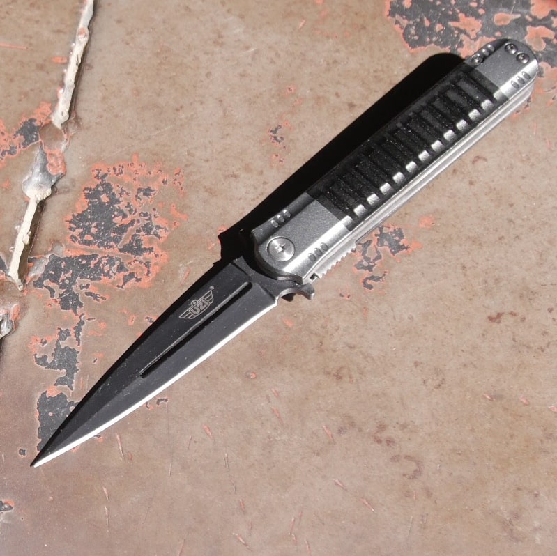 UZI Covert Folding Knife - Plain Edge