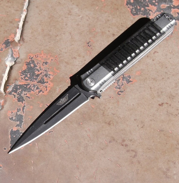 UZI Covert Folding Knife - Plain Edge