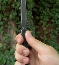 Occams Razor, Stone Washed Steel Handle